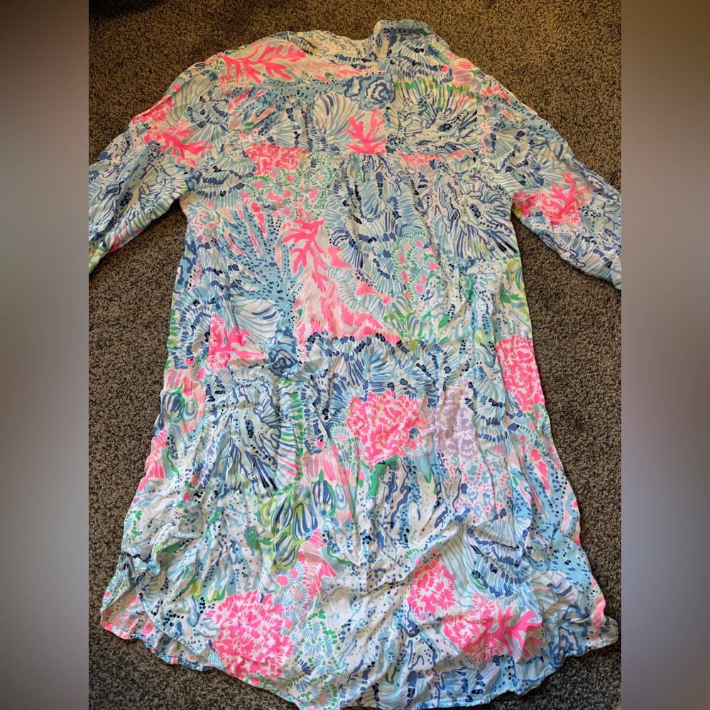 Lilly Pulitzer Shirtdress Coverup - Picture 4 of 4